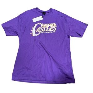 Crooks & Castles x LA Lakers New XL Purple Tee